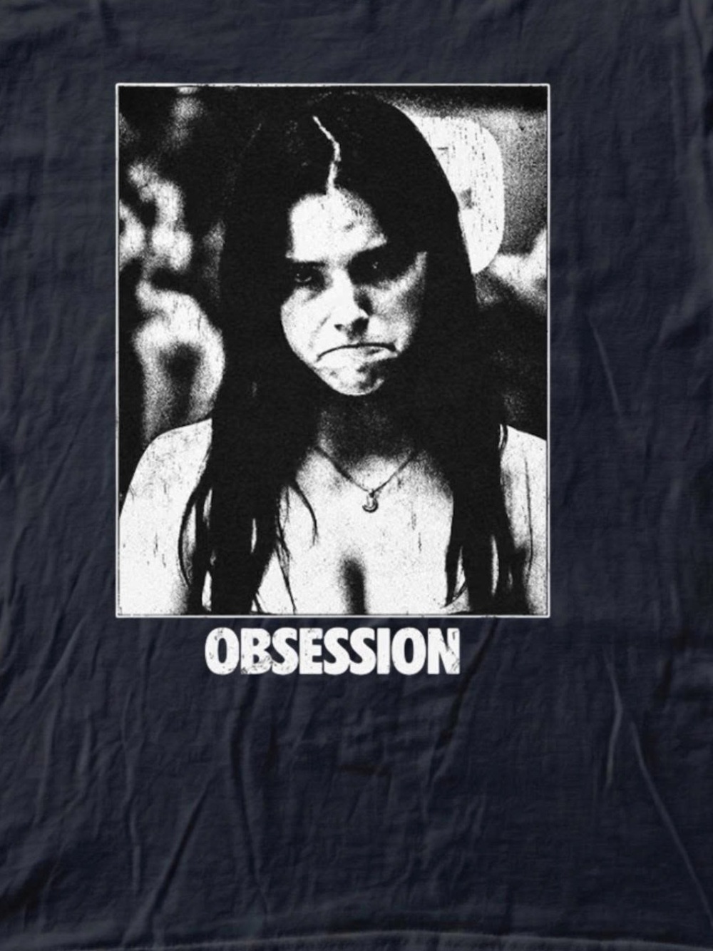 Obsession Movie Graphic Tshirt Black Gildan Cotton Tee - Picture 2 of 2